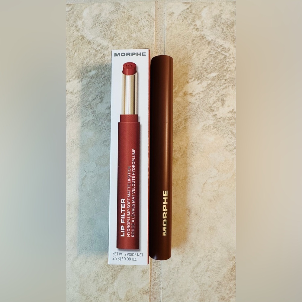 Morphe Lip Filter Hydro Plump Soft Matte Lipstick - Suede